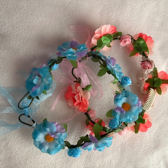 Hair Accessory, BoHo headpieces (2) artificial florals - Picture 1 of 1